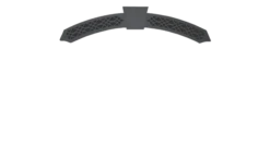 Napoleon Arched Black Upper Grill - UGK - High Country NZ6000 Fireplace