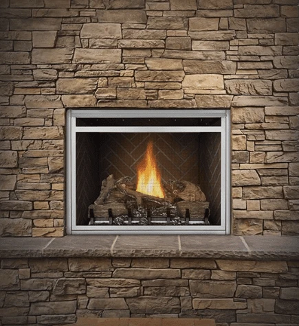 Napoleon Riverside 36 Clean Face Outdoor Natural Gas Fireplace - Image 2