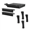 Osburn 1700 Wood Stove Black Cast Iron Structural Leg And Ash Drawer Kit