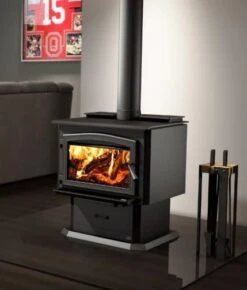 Osburn Black Door Overlay For 3500 Wood Stove