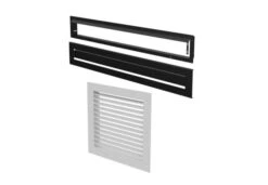 Osburn Warm Air Circulation Grille - Modern Style - For Horizon Wood Fireplace