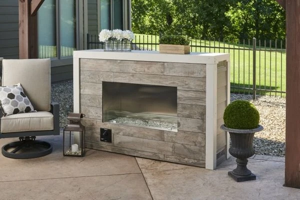 Outdoor Greatroom Company 72 Inch Linear Ready-to-Finish Fireplace - Image 2