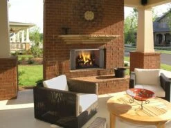 Outdoor Lifestyles 42 Inch Villawood Woodburning Outdoor Fireplace