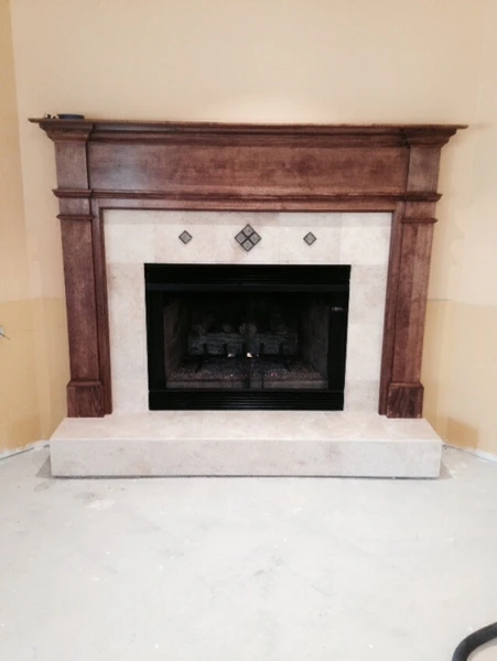 Pearl Mantels 120 Windsor Unfinished Fireplace Mantel Surround - Image 4