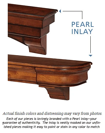 Pearl Mantels 140-56 Classique 56' Fireplace Mantel Surround - Image 5