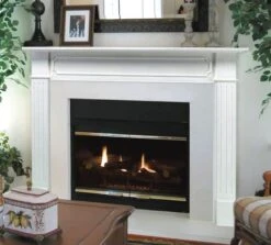 Pearl Mantels 520-48 Berkley MDF Fireplace Mantel Surround In White