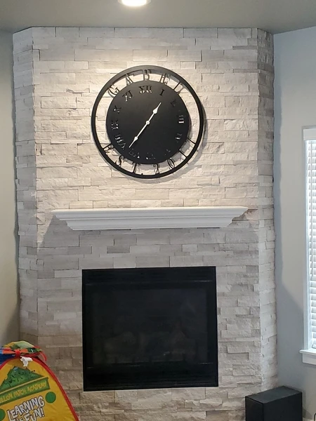 Pearl Mantels 618 Crestwood MDF Fireplace Mantel Shelf In White - Image 5