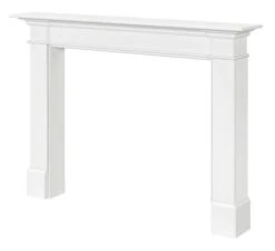 Pearl Mantels Radford White MDF Fireplace Mantel Surround