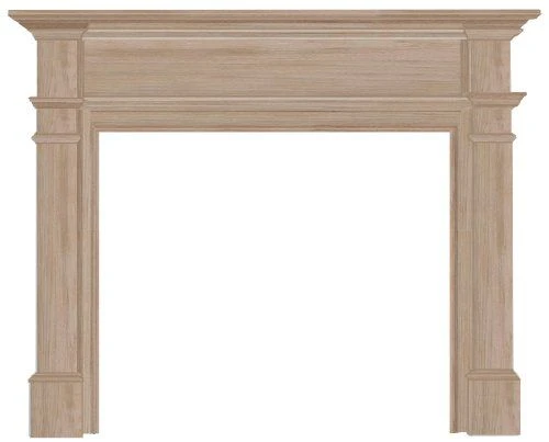 Pearl Mantels 120 Windsor Unfinished Fireplace Mantel Surround