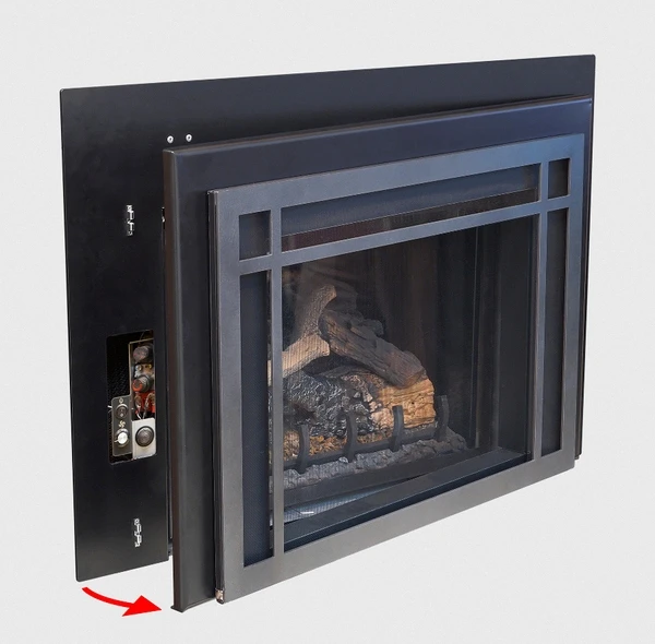 Real Fyre Large 3-Sided Surround For DVI-25 Series Direct Vent Gas Fireplace Inserts - Image 3