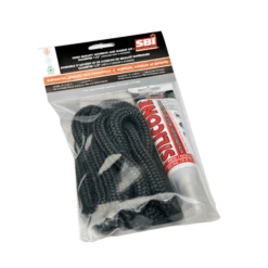 SBI Black Stove Door Gasket Kit - 1/2 Inch X 8 Feet