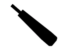 SBI Black Wooden Fireplace Handle Kit