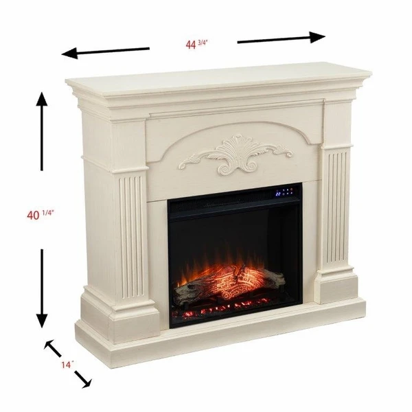 SEI 45 Inch Sicilian Electric Fireplace With Classic Mantel - Image 3