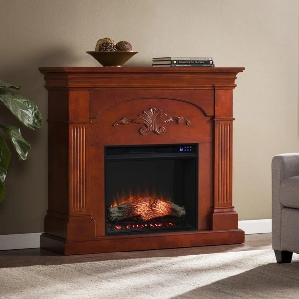 SEI 45 Inch Sicilian Electric Fireplace With Classic Mantel - Image 4