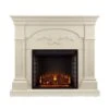 SEI 45 Inch Sicilian Electric Fireplace With Harvest Mantel