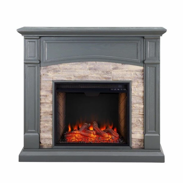 SEI 46 Inch Seneca Alexa-Enabled Smart Electric Fireplace - Image 2