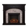 SEI 46 Inch Tanaya Electric Fireplace With Stacked Stone Mantel