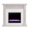 SEI 48 Inch Chessing Color Changing Electric Fireplace With Ceramic Tile Surround