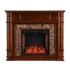 SEI 48 Inch Highgate Alexa-Enabled Smart Electric Fireplace