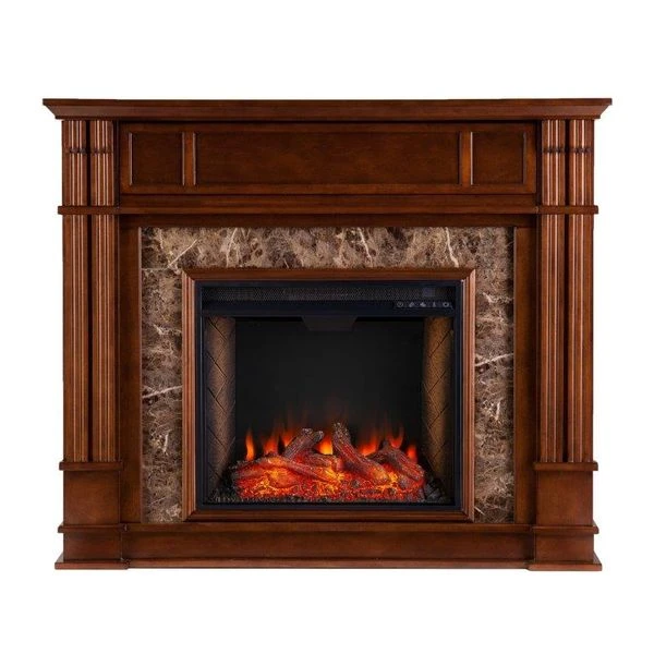 SEI 48 Inch Highgate Alexa-Enabled Smart Electric Fireplace