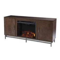 SEI 60 Inch Dibbonly Electric Fireplace With Media Storage