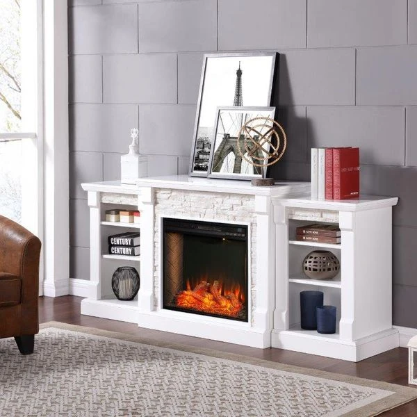 SEI 72 Inch Gallatin Alexa-Enabled Smart Electric Fireplace - Image 4