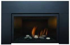 Sierra Flame 26' Abbot Series Standard 3-Sided Black Surround