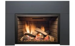 Sierra Flame 30 Inch Abbot Deluxe Direct Vent Gas Fireplace Insert - Log Set