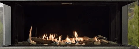 Sierra Flame 38 Inch Toscana Peninsula Gas Fireplace