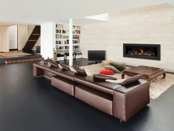 Sierra Flame 65' Direct Vent Linear Gas Fireplace - Image 2