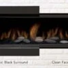 Sierra Flame Austin Series Fireplace Black Trim With Safety Barrier