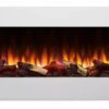 Simplifire 36 Inch Wall Mounted Electric Fireplace With Format Floating Mantel