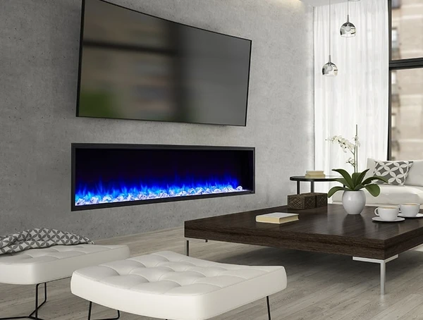 SimpliFire 43 Inch Scion Clean Face Electric Linear Fireplace - Image 2