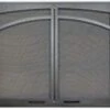 Superior 32 Inch Textured Iron Arched Screen Door For VRT3100 Fireplaces