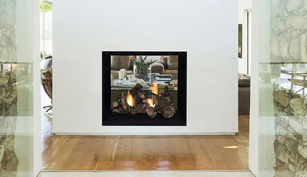 Superior 40 Inch DRT63 See-Through Direct Vent Gas Fireplace For Power Venting - IPI Ignition