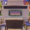 Superior 44 Inch Outdoor Linear Vent Free Gas Fireplace