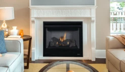 Superior DRT2035 Merit Series 35' Top Vent Fireplace With Aged Oak Logs - Millivolt