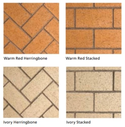 Superior Full Stacked Mosaic Masonry Fireplace Panels For 50 Inch 6000 Series Fireplaces