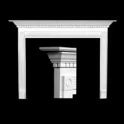 Trotter Forest Oak Paint Grade 48 Inch Fireplace Surround