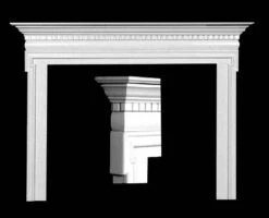 Trotter Stratford Paint Grade 48 Inch Fireplace Surround