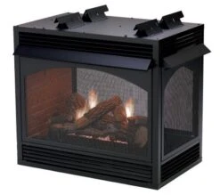 Empire 36 Inch Vail Premium Vent Free Natural Gas Peninsula Fireplace